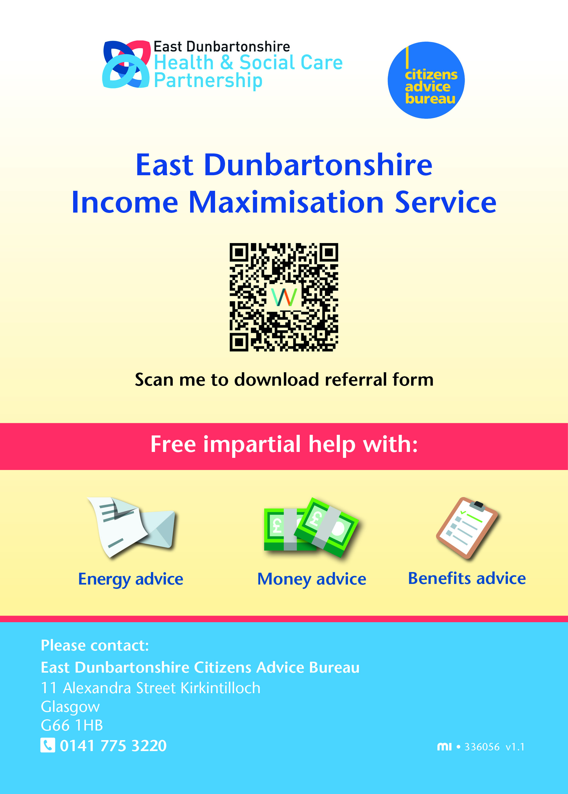 East Dunbartonshire Income Maximisation Service